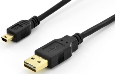 Assmann Cable USB to USB-mini Black 1.8m
