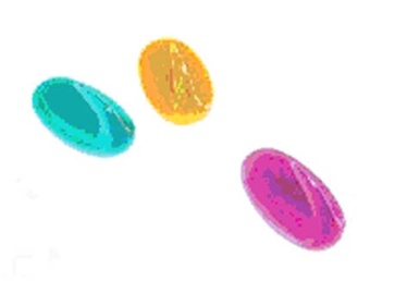 Mööblinagi plastikust 23300, ümar