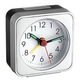 TFA Dostmann Alarm Clock 60.1019 Silver
