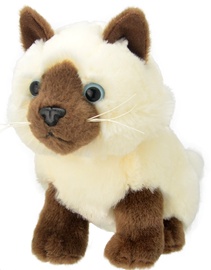 Mīkstā rotaļlieta Wild Planet Siamese Cat, bēša, 25 cm