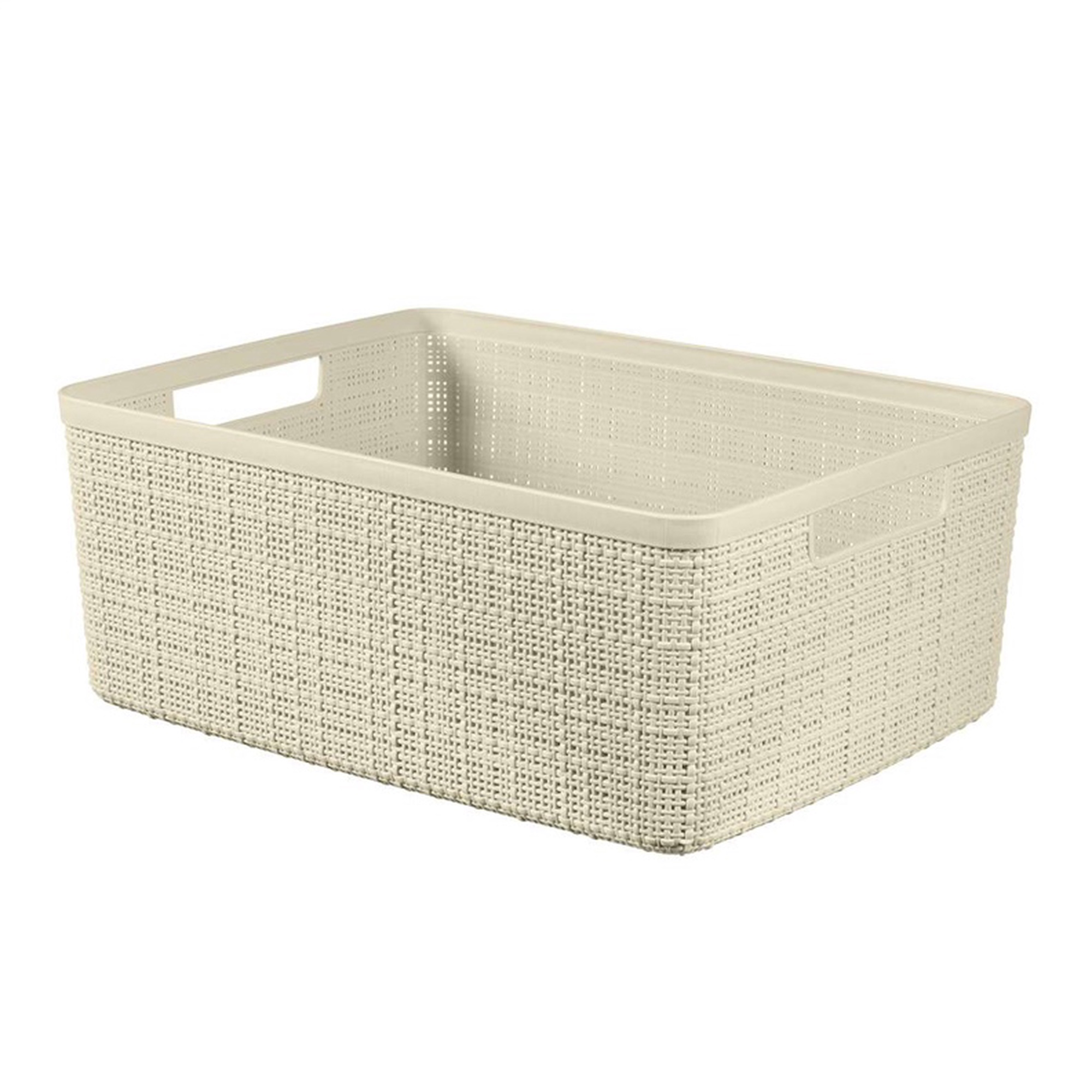 Krepšys Curver Jute Basket White 5l 245370 Senukai.lt