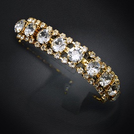 Diamond Sky Bracelet Crystal Shackle With Swarovski Crystals