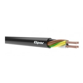 Kabelis Elpar Rubber Cable H05RR-F 5x1.50 100m Black