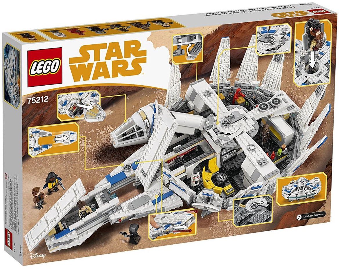 lego star wars millennium falcon 75212