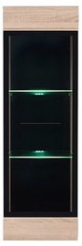 Black Red White Fever Glass-Door Cabinet