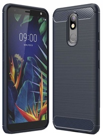 Hurtel Carbon Back Case For LG K40 Blue