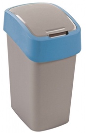 Atkritumu tvertne Curver FlipBin, zila/sudraba, 10 l