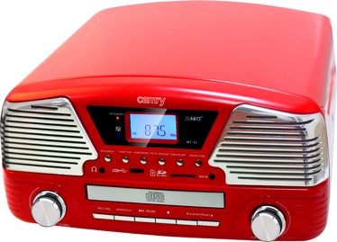Plaadimängija Camry CR 1134 Red, punane, 12 W, 2.3 kg