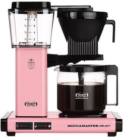 Kapsulas kafijas automāts Moccamaster KBG 741, melna/rozā