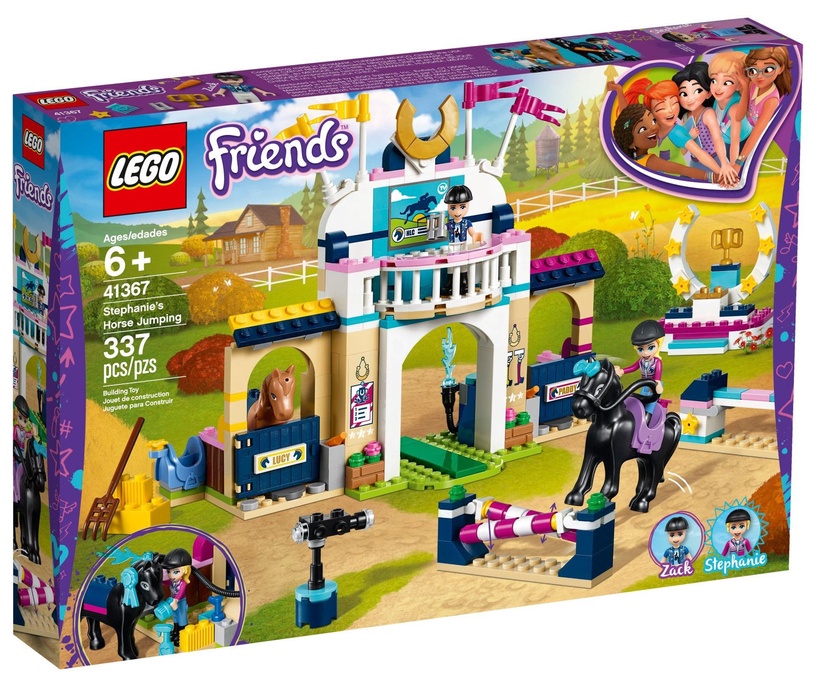 Konstruktors LEGO Friends Stefānijas treniņi ar zirgiem 41367, 337 gab.