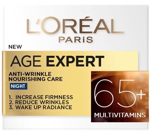 Veido kremas L´Oreal Paris Age Expert Anti - Wrinkle Nourishing Care 65+, 50 ml