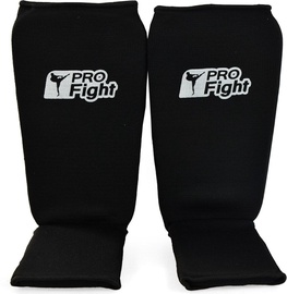 Защита голени и стопы ProFight Step 1104, черный, 2XL