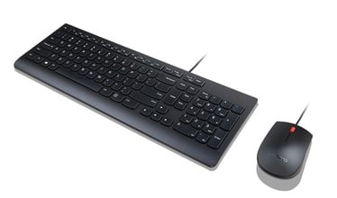 Klaviatūra Lenovo Essential Wired Keyboard And Mouse Black
