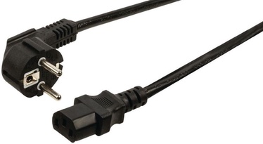ValueLine Cable Schuko to IEC320 Black 2 m