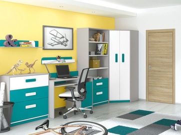 ML Meble IQ 14 Wall Shelf Turquoise