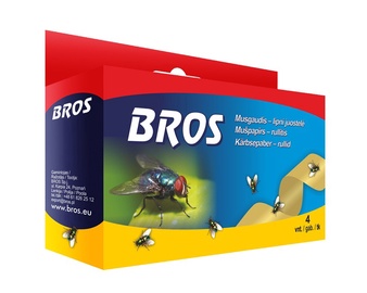Lipni juosta Bros, musėms gaudyti, 4 vnt