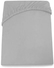Простыня DecoKing Amelia, серый, 140x200 см, на резинке