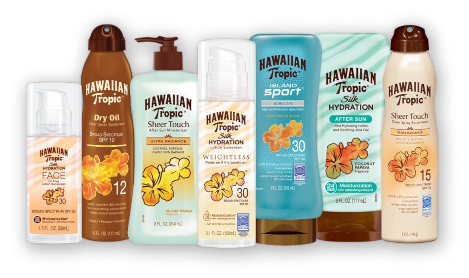 hawaiian tropic tanning lotion spf 8