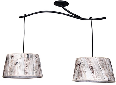 Wofi Ancona 3x60W E27 Black/Wood 060201