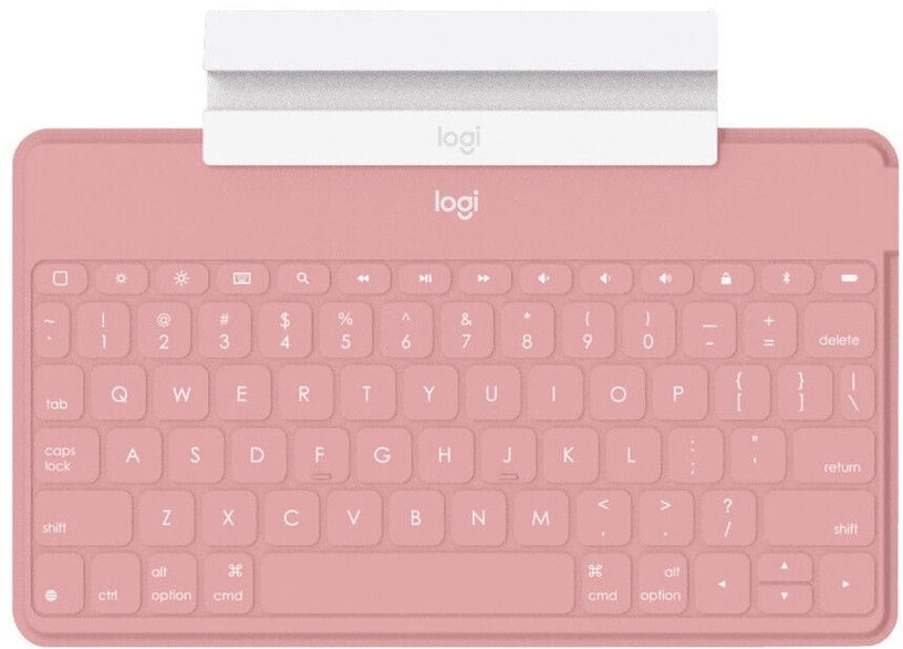 Klaviatūra Logitech EN, rozā, bezvadu