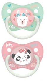 Lovi Orthodontic Silicone Soothers Exotic Animals 0-6m 23/920 Pink