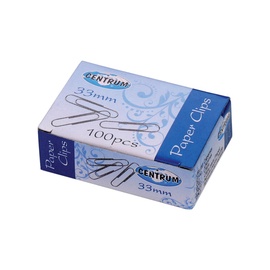 Скрепки Centrum 80058, 3.3 см, 100 шт.