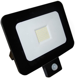 Prožektors Kobi, 20 W, 1700 lm, 6000 °K, IP44, melna