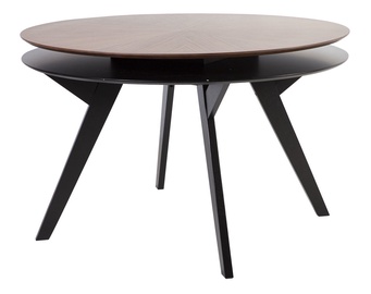 Home4you Eleanor Dining Table Walnut/Black