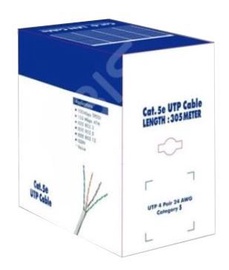 Savio Patch Cable UTP CAT5e 305m Grey