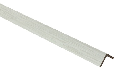 Apdares leņķis Domoletti, balta/pelēka, 2.48 m x 24 mm