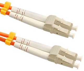 Qoltec LC-UPC Optic Patch Cable Orange OM-2 2m