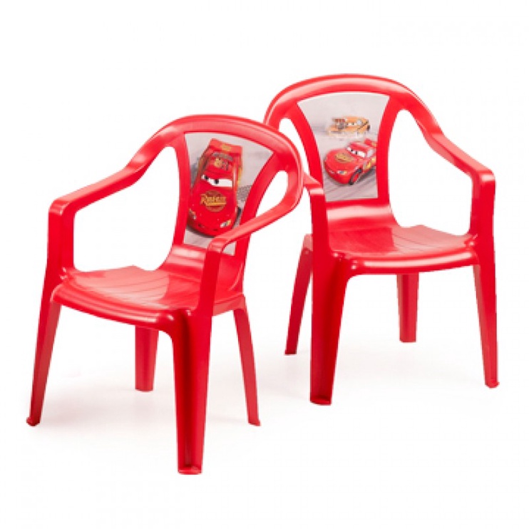 Vaikiška kėdė Home4you Disney Cars, raudona, 38 cm x 52 cm