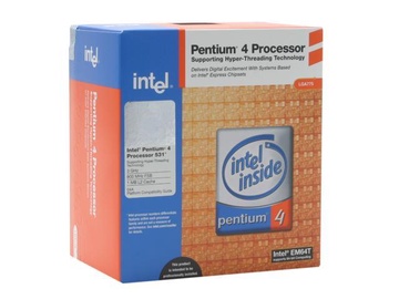 Procesors Intel 4 531 Intel Pentium 4 531 3.00Ghz 1MB Tray, 3.00GHz, LGA 775, 1MB