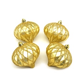 JÕULUORNAMENT KUUL 8CM 4TK