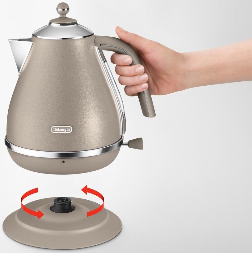 Elektriline veekeetja DeLonghi KBOE 2001, 1.7 l, hele pruun