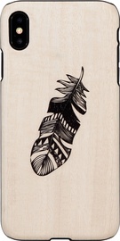 Telefona vāciņš Man&Wood Indian Back Case, Apple iPhone XS Max, smilškrāsas