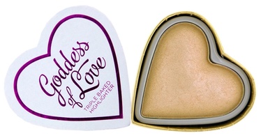 Makeup Revolution London I Love Makeup Blushing Hearts Baked Highlighter 10g Golden Goddess