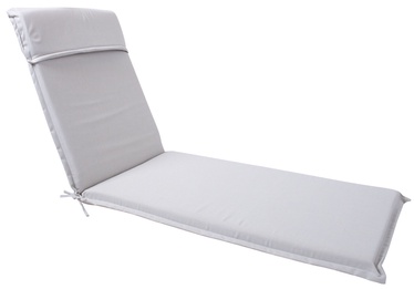 Home4you Florida Deck Chair Pad 60x200x7cm Light Grey