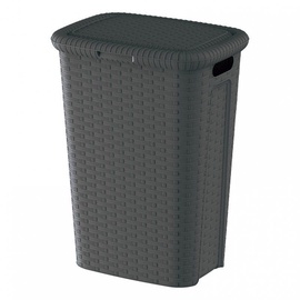 Diana Rattan Laundry Bin 50l Grey