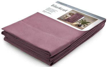Ночные шторы AmeliaHome Pleat Blackout, розовый, 140 см x 270 см