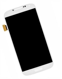 Mobilo tālruņu rezerves daļas Samsung Galaxy S4 White LCD Screen