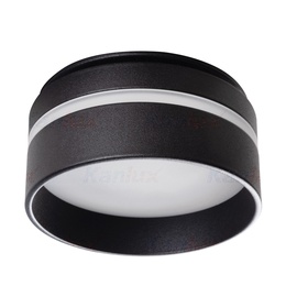 Lampa griesti Kanlux, GU10, melna