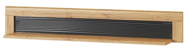 Szynaka Meble Kama 35 Wall Shelf Camargue Oak/Black Matt
