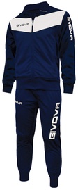 Spordiriided Givova Visa, sinine/valge, 2XL
