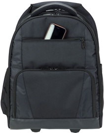 Portatīvā datora mugursoma Targus Sport Rolling Laptop Backpack 15-15.6, melna, 15.5"