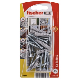 Dībelis Fischer, 6x30 mm, 15 gab.