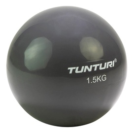 Vingrošanas bumbas Tunturi Toningbal 1.5kg, melna, 13 cm