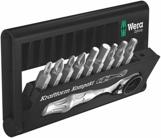 Wera Bit-Check With Bits & Ratchet Set 10pcs