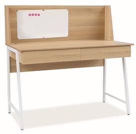 Rakstāmgalds Signal Meble B195 Oak/White
