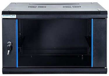 Digitalbox START.LAN Wall Cabinet 19" 6U/600mm Glass Black